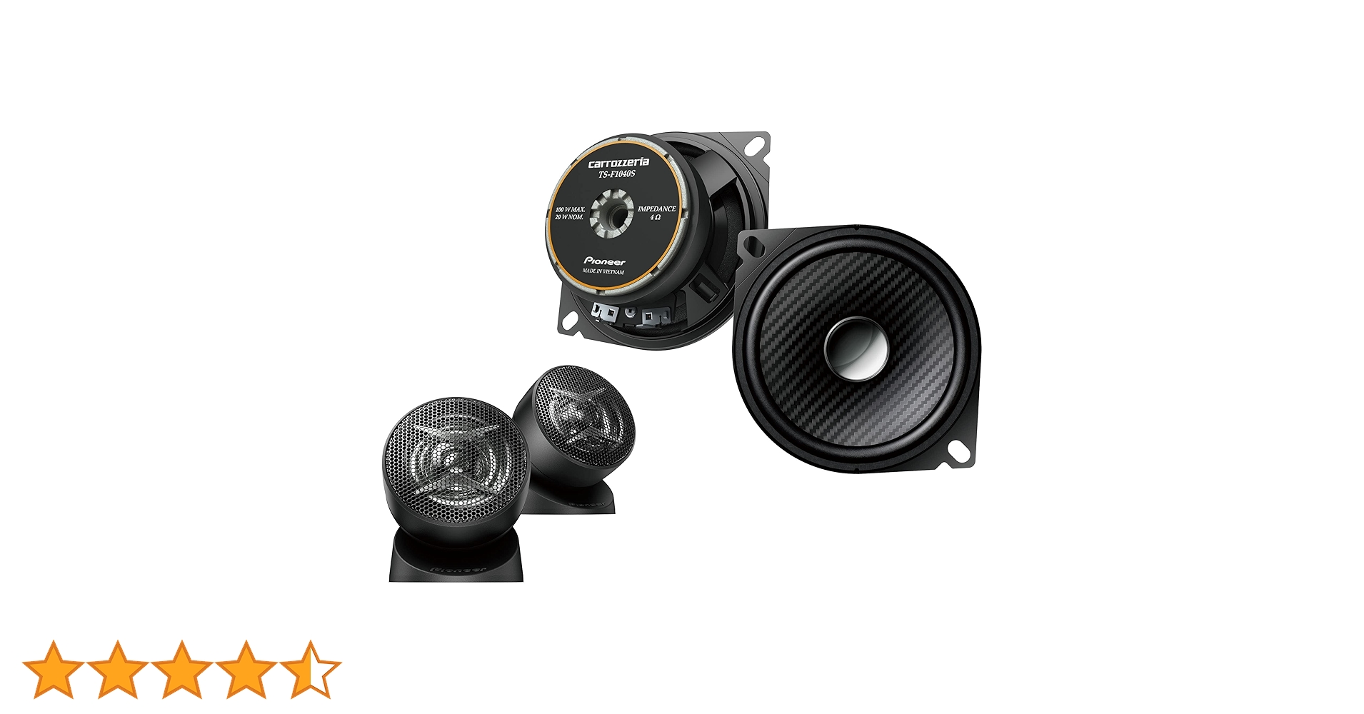 Amazon.co.jp: Pioneer TS-F1040S-2 Carrozzeria 3.9-inch (10